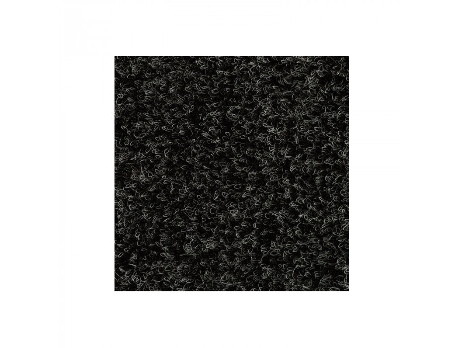 Moquette marine bouclée Noir/Anthracite