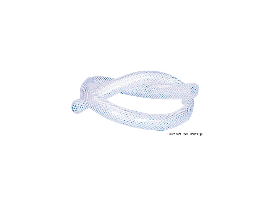 Tuyau PVC armé p. eau 25 x 33 mm