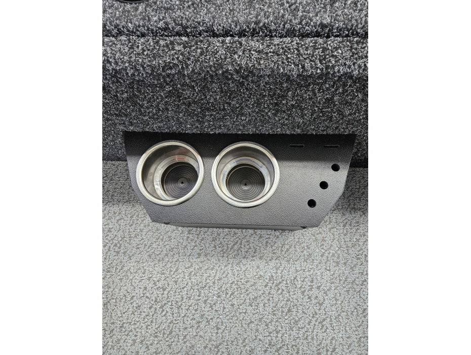 Porte-gobelet Double Pour Peugeot Boxer, Citroën Relay, Fiat Ducato (2007-2024) - Installation Sans Perçage, Support Acier Inox